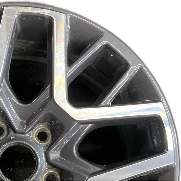 18" WRANGLER 24 18x7.5 20 spoke opt WPA Original OEM Wheel Rim - Side Profile