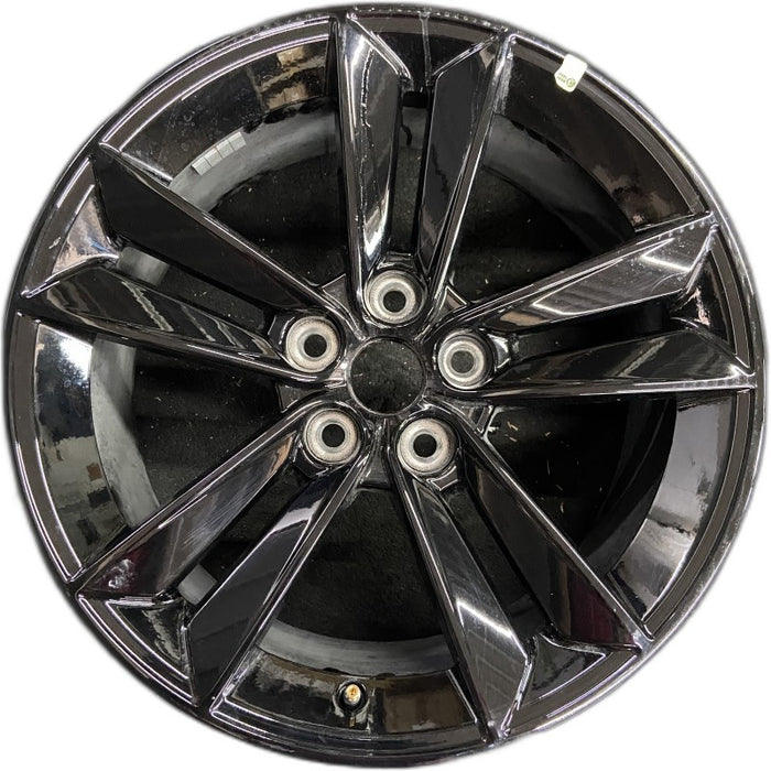 18" MUSTANG 24 18x8.5 5 split spoke Original OEM Wheel Rim - Front View