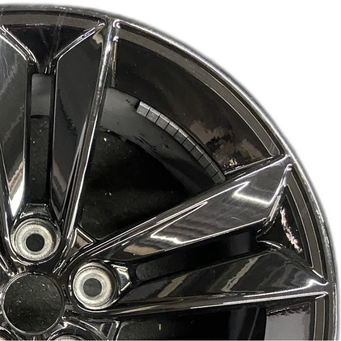 18" MUSTANG 24 18x8.5 5 split spoke Original OEM Wheel Rim - Side Profile