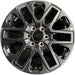 20" SEQUOIA 23-24 20x8 open spoke 6 spoke matte black Original OEM Wheel Rim - Front View