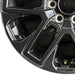 20" SEQUOIA 23-24 20x8 open spoke 6 spoke matte black Original OEM Wheel Rim - Back View