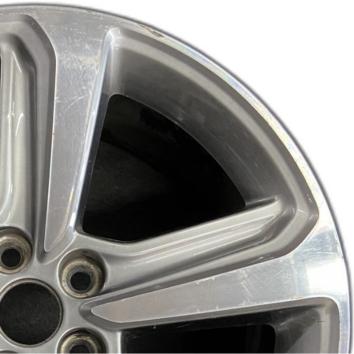 18" EDGE 19 18x8 aluminum TPMS 5 spoke machined face with pockets Original OEM Wheel Rim