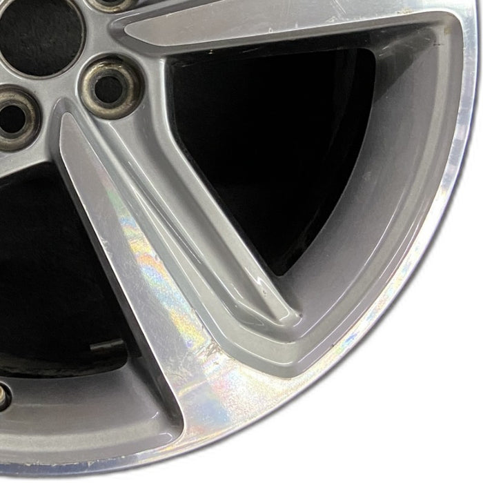 18" EDGE 19 18x8 aluminum TPMS 5 spoke machined face with pockets Original OEM Wheel Rim