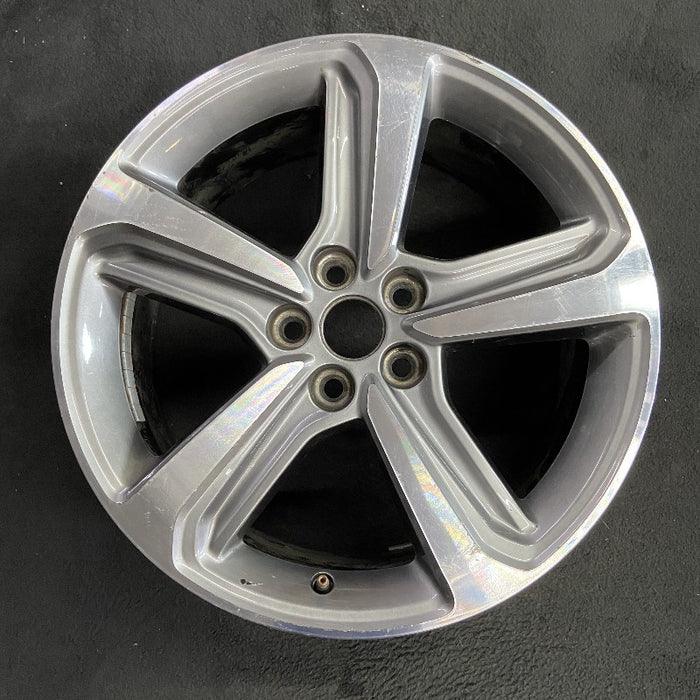 18" EDGE 19 18x8 aluminum TPMS 5 spoke machined face with pockets Original OEM Wheel Rim