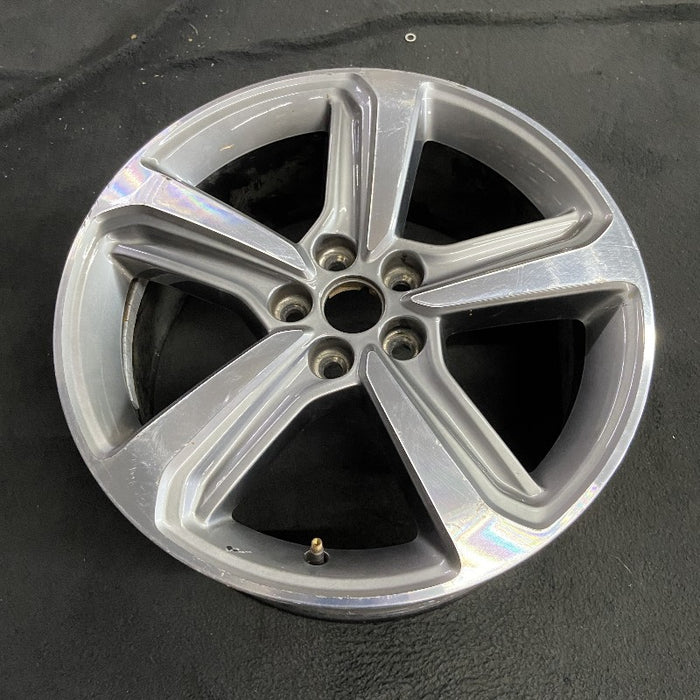 18" EDGE 19 18x8 aluminum TPMS 5 spoke machined face with pockets Original OEM Wheel Rim