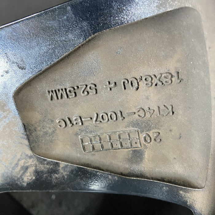 18" EDGE 19 18x8 aluminum TPMS 5 spoke machined face with pockets Original OEM Wheel Rim