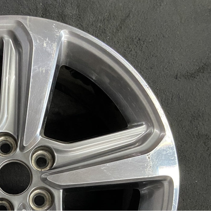 18" EDGE 19 18x8 aluminum TPMS 5 spoke machined face with pockets Original OEM Wheel Rim