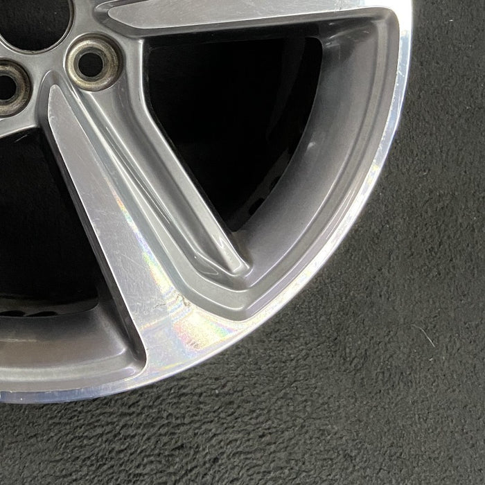 18" EDGE 19 18x8 aluminum TPMS 5 spoke machined face with pockets Original OEM Wheel Rim