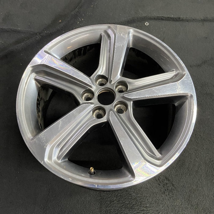 18" EDGE 19 18x8 aluminum TPMS 5 spoke machined face with pockets Original OEM Wheel Rim