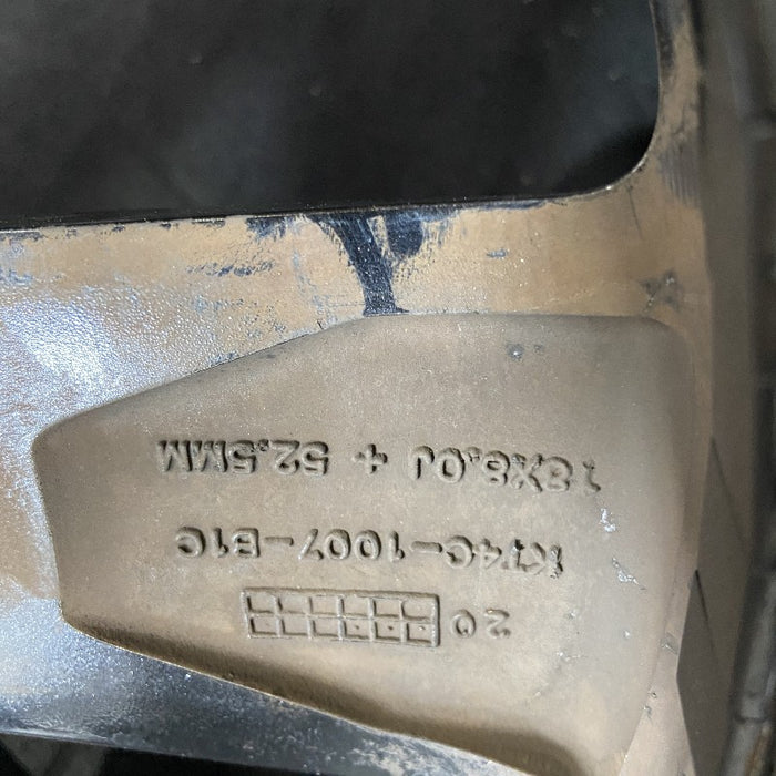 18" EDGE 19 18x8 aluminum TPMS 5 spoke machined face with pockets Original OEM Wheel Rim