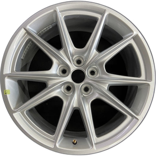 19" MUSTANG 24 19x8.5 5 spoke V spoke Original OEM Wheel Rim - Front View