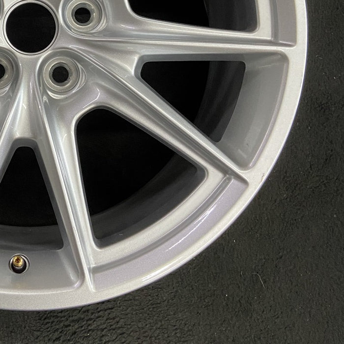 19" MUSTANG 24 19x8.5 5 spoke V spoke Original OEM Wheel Rim - Back View