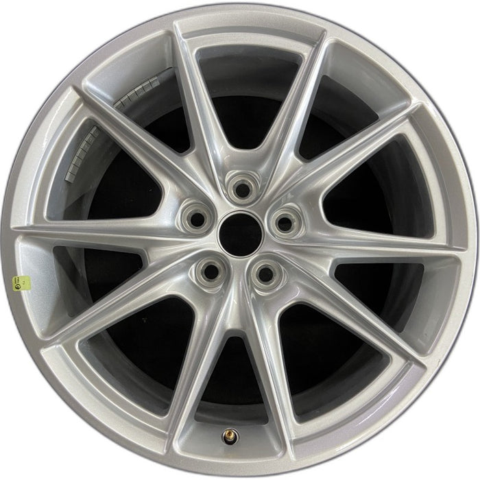 19" MUSTANG 24 19x8.5 5 spoke V spoke Original OEM Wheel Rim - Front View