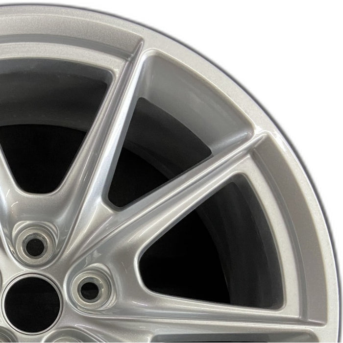 19" MUSTANG 24 19x8.5 5 spoke V spoke Original OEM Wheel Rim - Side Profile