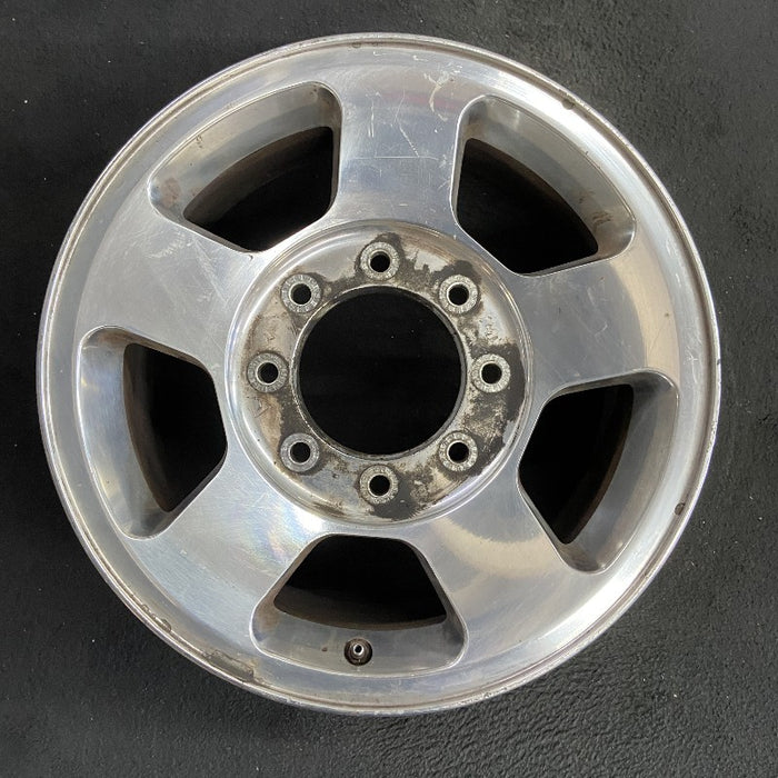 17" FORD F250SD PICKUP 05-07 17x7.5 SRW 5 spoke aluminum polished Original OEM Wheel Rim