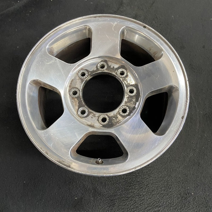 17" FORD F250SD PICKUP 05-07 17x7.5 SRW 5 spoke aluminum polished Original OEM Wheel Rim