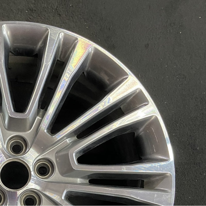 20" MKX 16-18 20x8 aluminum 20 spoke machined face with background Original OEM Wheel Rim