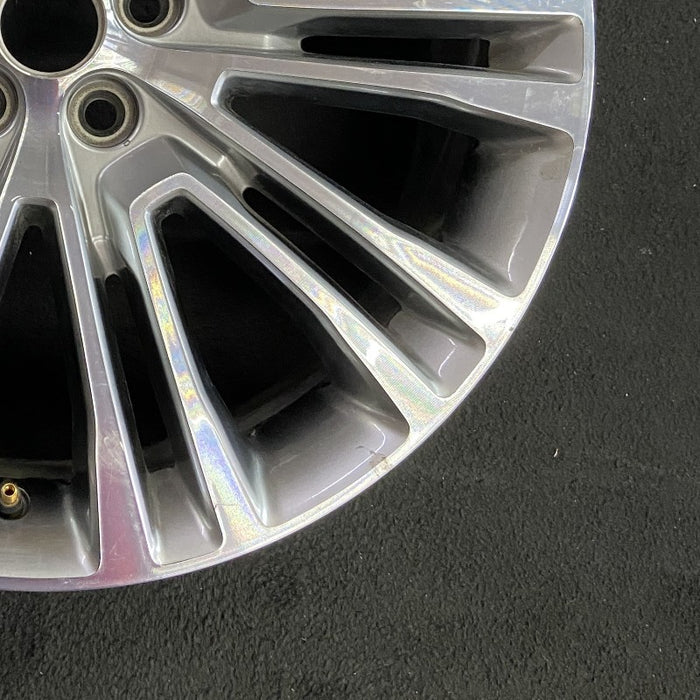 20" MKX 16-18 20x8 aluminum 20 spoke machined face with background Original OEM Wheel Rim