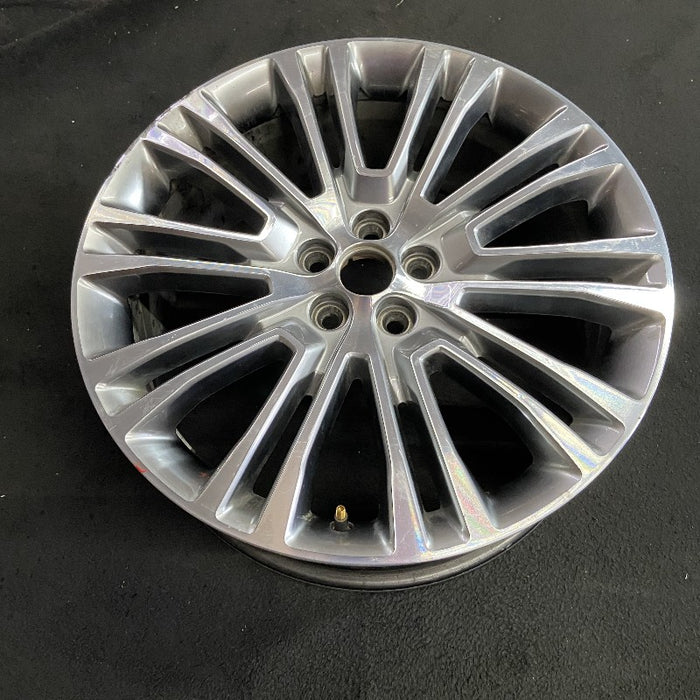 20" MKX 16-18 20x8 aluminum 20 spoke machined face with background Original OEM Wheel Rim