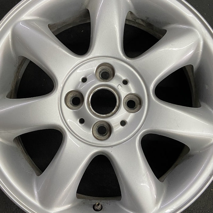 16" CLUBMAN 08-14 16x6.5 alloy 7 spoke tapered end spoke silver Original OEM Wheel Rim