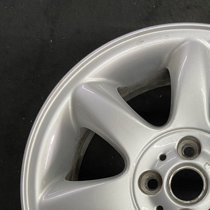 16" CLUBMAN 08-14 16x6.5 alloy 7 spoke tapered end spoke silver Original OEM Wheel Rim