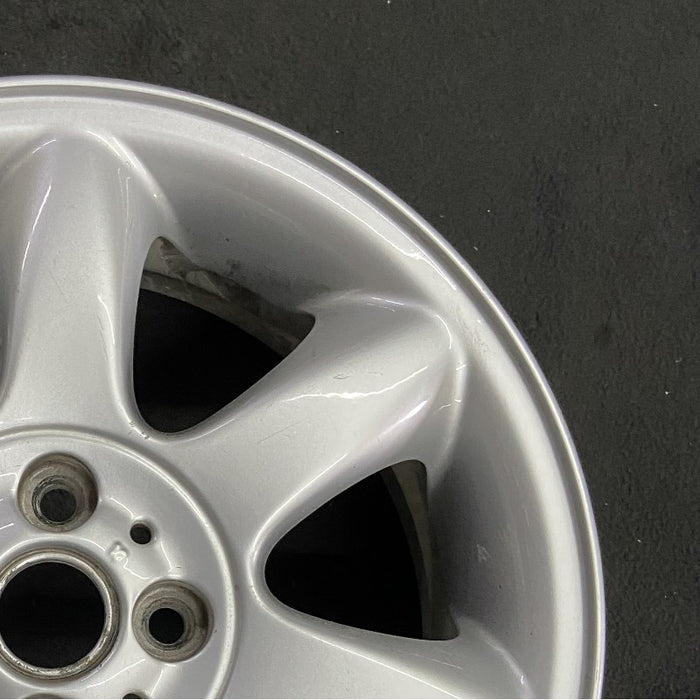 16" CLUBMAN 08-14 16x6.5 alloy 7 spoke tapered end spoke silver Original OEM Wheel Rim