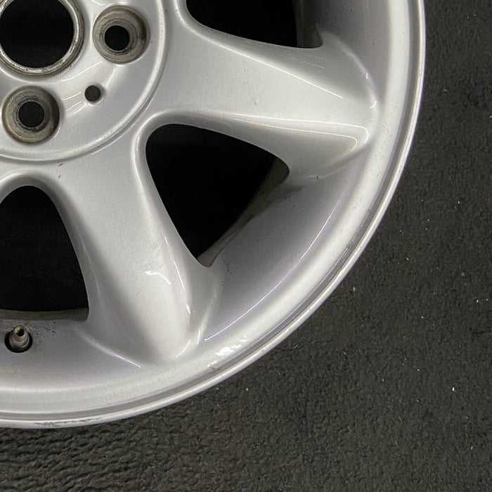 16" CLUBMAN 08-14 16x6.5 alloy 7 spoke tapered end spoke silver Original OEM Wheel Rim