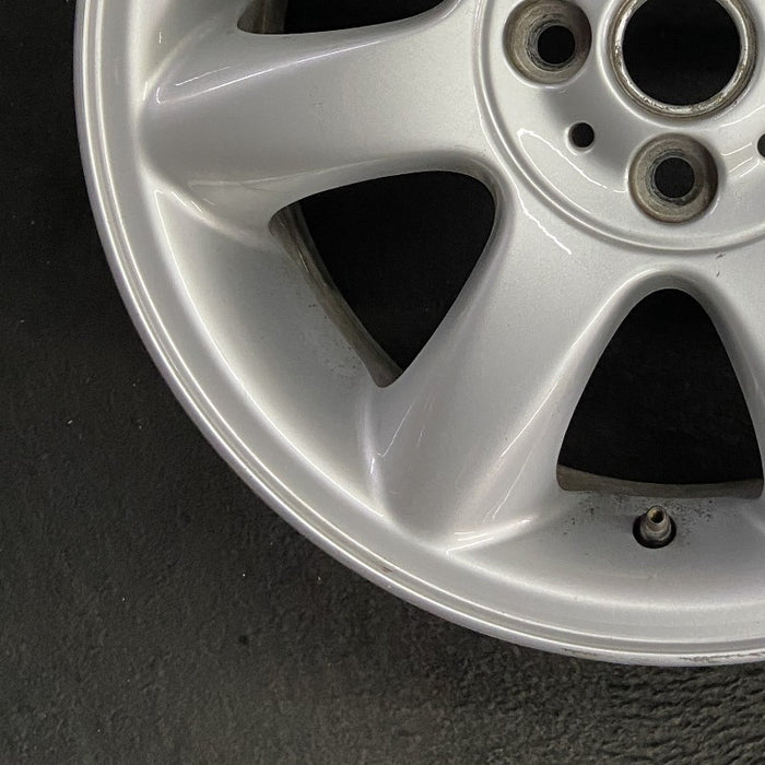 16" CLUBMAN 08-14 16x6.5 alloy 7 spoke tapered end spoke silver Original OEM Wheel Rim