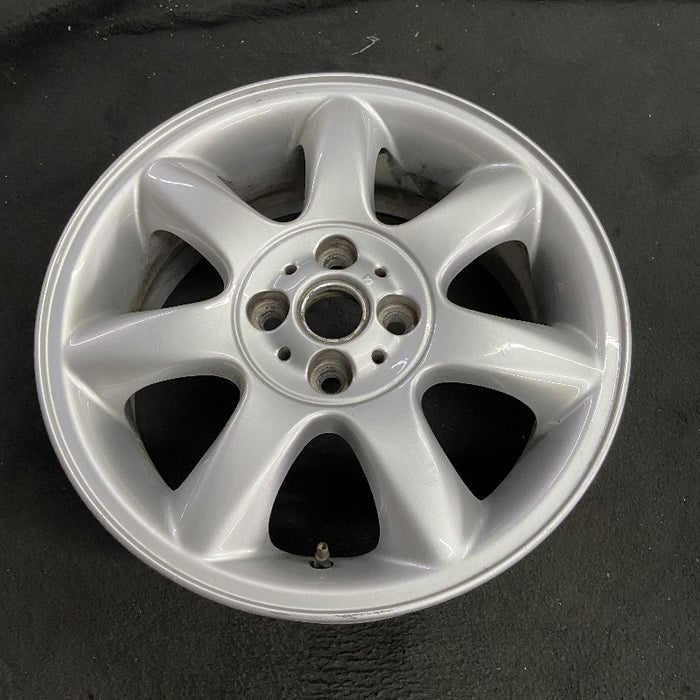 16" CLUBMAN 08-14 16x6.5 alloy 7 spoke tapered end spoke silver Original OEM Wheel Rim