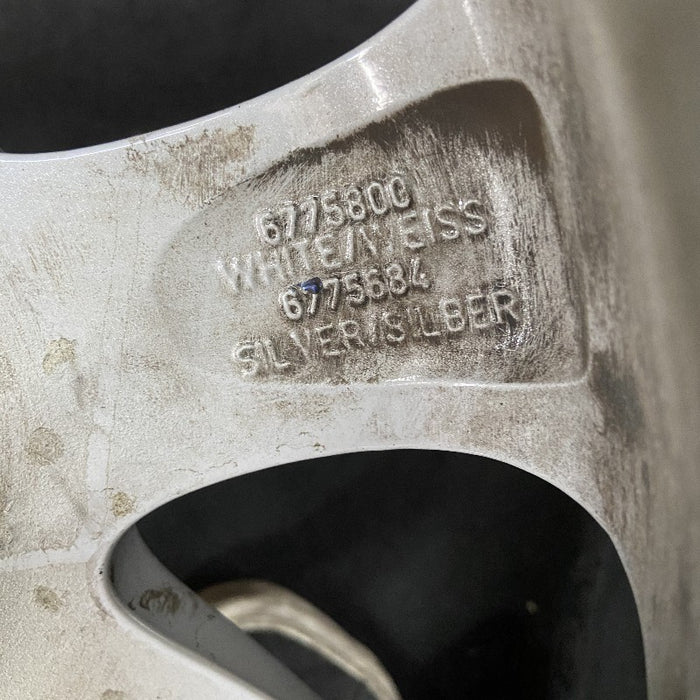 16" CLUBMAN 08-14 16x6.5 alloy 7 spoke tapered end spoke silver Original OEM Wheel Rim