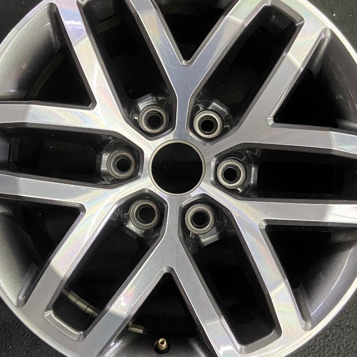 17" FORD F150 RAPTOR 17-20 17x8.5 aluminum 12 spoke 6 split spoke machined face pockets Original OEM Wheel Rim