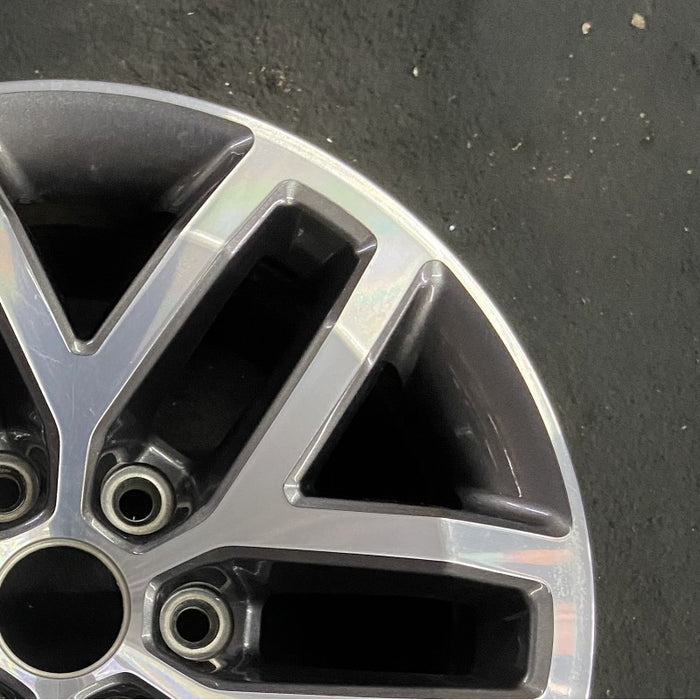 17" FORD F150 RAPTOR 17-20 17x8.5 aluminum 12 spoke 6 split spoke machined face pockets Original OEM Wheel Rim