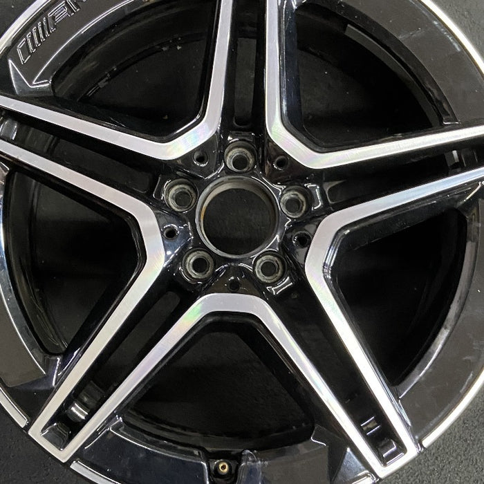 19" MERCEDES E-CLASS 22-23 213 Type E450 Wag 19x8 5 spoke twin spoke Original - Angle View