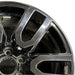 20" SIERRA 1500 PICKUP 19 20x9 12 spoke opt RD3 Original OEM Wheel Rim - Side Profile