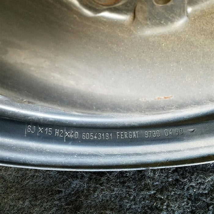 15" ALFA-ROMEO 164 91-93 15x6 steel Original OEM Wheel Rim