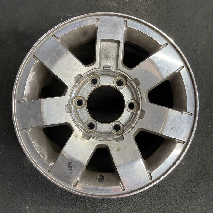 16" HUMMER H3 06 16x7.5 7 single spoke Original OEM Wheel Rim - Front View