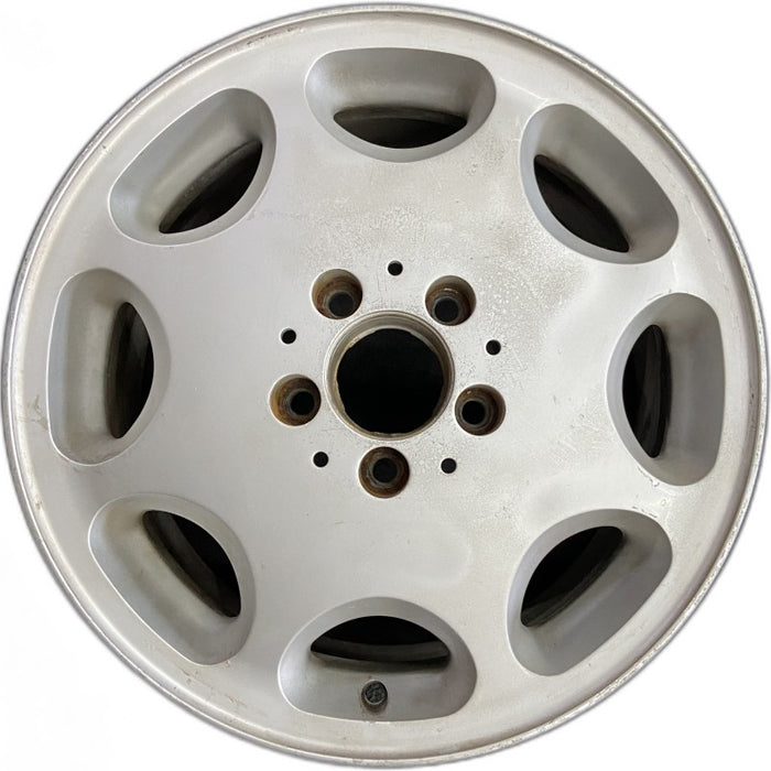 16" MERCEDES 300D 92-93 140 Type; 300SD 16x7.5 alloy 8 hole Original OEM Wheel - Front View
