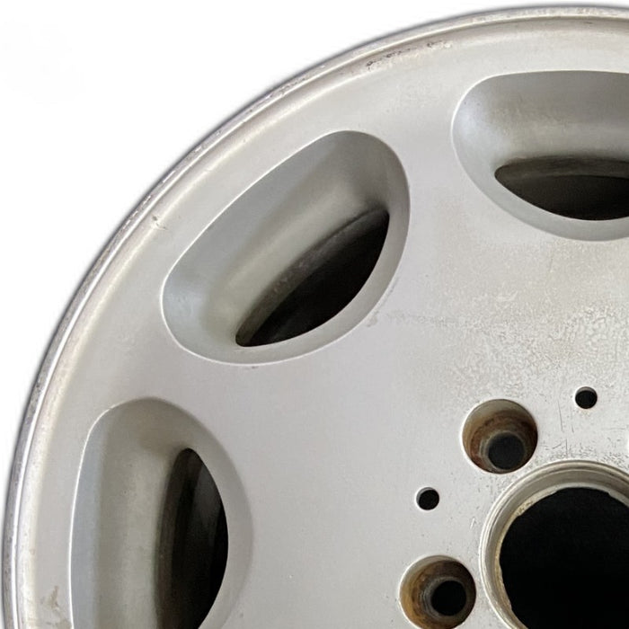 16" MERCEDES 300D 92-93 140 Type; 300SD 16x7.5 alloy 8 hole Original OEM Wheel - Angle View
