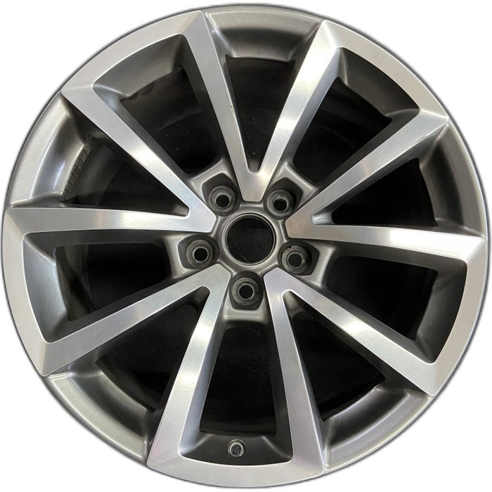 20" GRAND CHEROKEE 18-19 20x10 5 spoke open spoke opt WFY Original OEM Wheel Rim - Front View