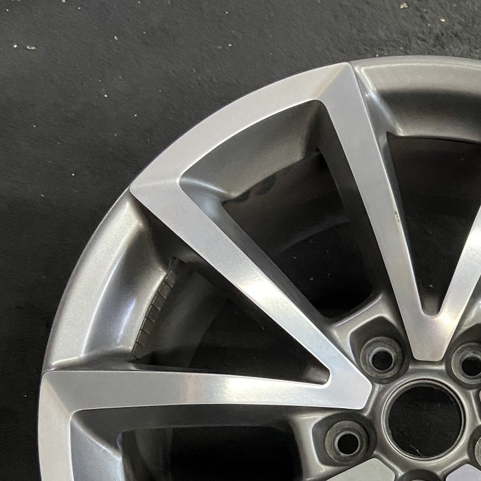 20" GRAND CHEROKEE 18-19 20x10 5 spoke open spoke opt WFY Original OEM Wheel Rim - Side Profile