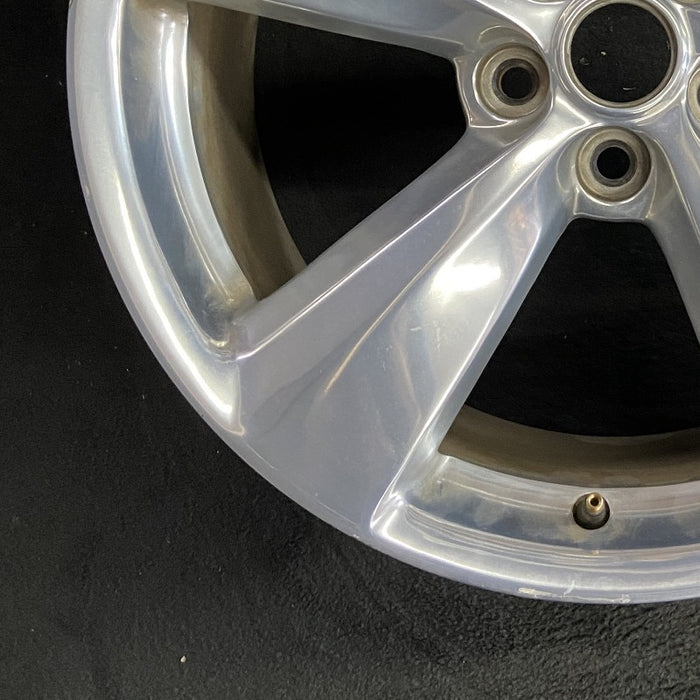 19" MUSTANG 18 19x8.5 aluminum 5 spoke polished Original OEM Wheel Rim