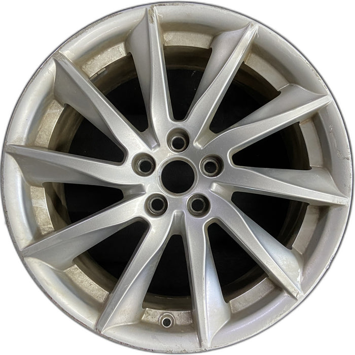 18" F TYPE 14-17 18x8.5 Original OEM Wheel Rim - Front View