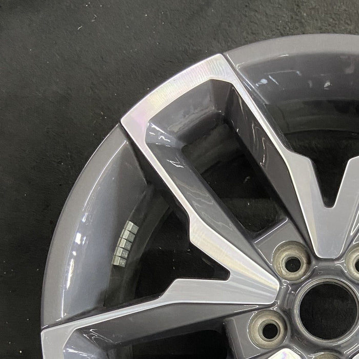 20" WRANGLER 24 20x8 5 spoke open spoke opt WRA Original OEM Wheel Rim - Side Profile