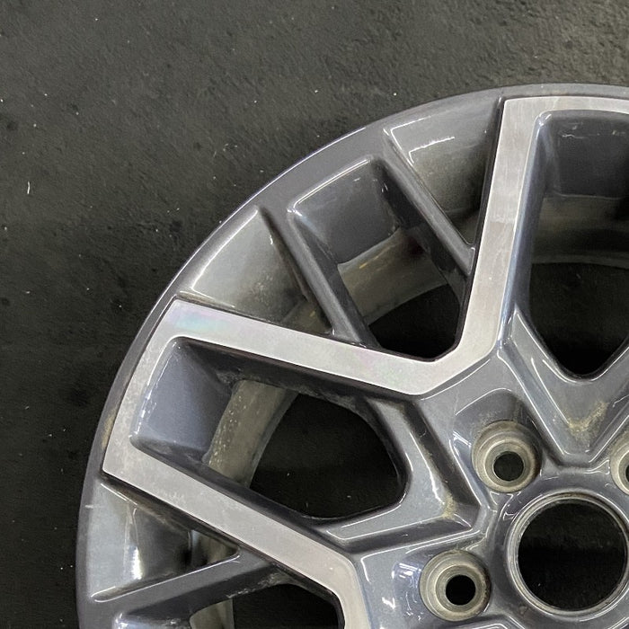 18" WRANGLER 24 18x7.5 20 spoke opt WPA Original OEM Wheel Rim - Side Profile