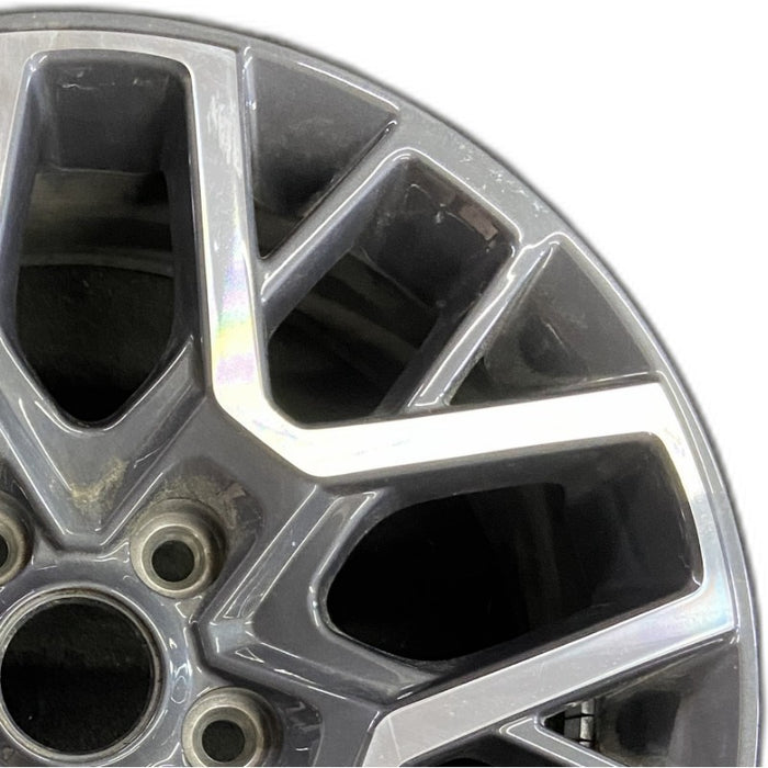 18" WRANGLER 24 18x7.5 20 spoke opt WPA Original OEM Wheel Rim - Side Profile