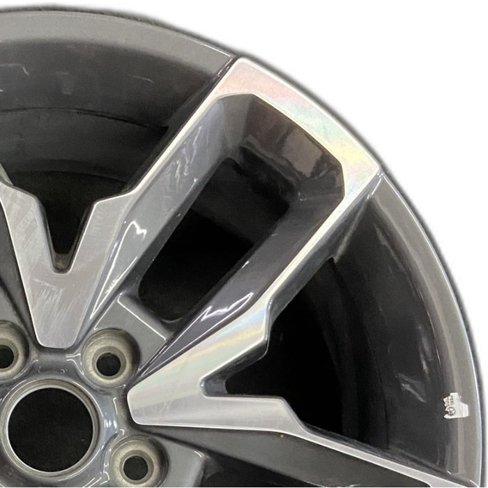 20" WRANGLER 24 20x8 5 spoke open spoke opt WRA Original OEM Wheel Rim - Side Profile