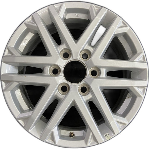 18" SEQUOIA 23-24 18x7.5 6 double spoke silver Original OEM Wheel Rim - Front View