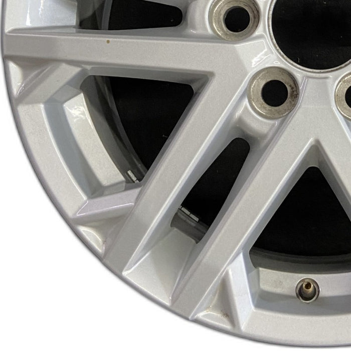 18" SEQUOIA 23-24 18x7.5 6 double spoke silver Original OEM Wheel Rim - Back View