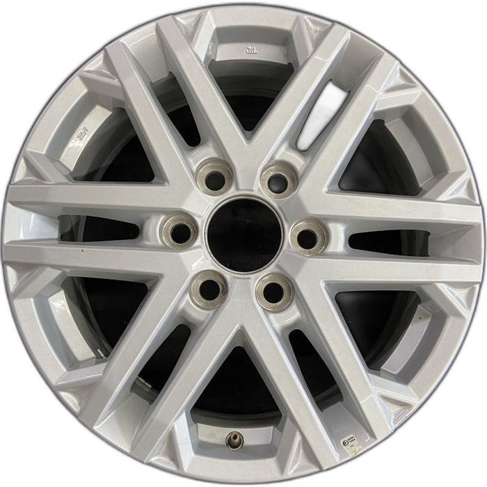 18" SEQUOIA 23-24 18x7.5 6 double spoke silver Original OEM Wheel Rim - Front View