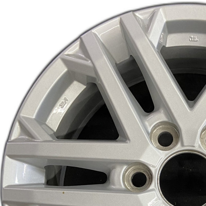 18" SEQUOIA 23-24 18x7.5 6 double spoke silver Original OEM Wheel Rim - Angle View